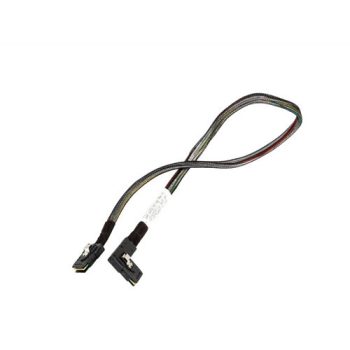   miniSAS Cable 56cm miniSAS 8087 to miniSAS 8087 STRAIGTHT TO RIGHT ANGLE SAS Kábel HP 668242-001