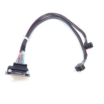   Dell Perc Internal Dual Mini SAS SFF-8643 Cable for PowerEdge Server R730 8SFF Backplane Dell 0F037K Kábel