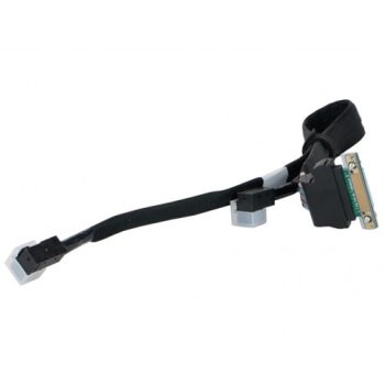   Dell Internal Dual Mini SAS 2x SFF-8643 mini mono Backplane Cable for PowerEdge R630 8SFF Dell 0K43RY Kábel
