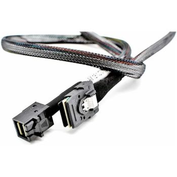   Internal Dual Mini-SAS SFF-8087 to Mini-SAS SFF-8643 12Gbps 1M Backplane Cable Kábel