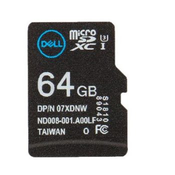   Dell 64GB vFlash MicroSDXC Class10 U3 MicroSD Card 06R6N4 07XDNW 0HN59Y