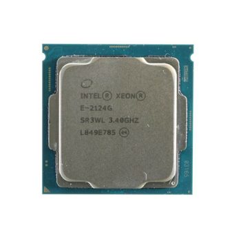   Intel Xeon 4Core E-2124 3.3GHz 4Threads maxTurbo 4.3GHz FCLGA1151 8MB Cache 8GT/s maxTDP 71W CPU SR3WQ Processzor