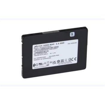   Dell EMC 3,84TB SSD Micron 5300 PRO 2.5 SATA3 MTFDDAK3T8TDT TLC SATA Enterprise SSD Solid State Drive Dell 0W6G21 (New)