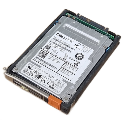 Dell EMC 3,84TB Enterprise SAS 12Gbps TLC 520 byte SED Read Intensive SSD 2,5" SFF Unity drive KIOXIA KPM6WRUG3T84 Dell YVJ78 Hot Swap (New)