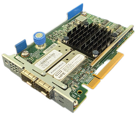 HPE Ethernet 25Gb 2-port 631FLR SFP28 Adapter Duad Port PCI-e NIC Card BCM57414 HP 840133-001 817709-B21