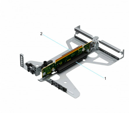 Dell PowerEdge R360 Riser Config 2 Card 1x PCI-e X8 LP 1x PCI-e X16 LP Dell 0VXJ9D 330-BCVV (New)