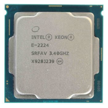   Intel Xeon 4Core E-2244G 3.8GHz 8Threads maxTurbo 4.8GHz FCLGA1151 8MB Cache 8GT/s maxTDP 71W CPU SRFAY Processzor