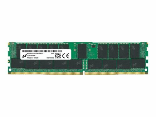 32GB DDR4 PC4 25600R 3200AA 2Rx4 4G ECC 288Pin CL22 1.2V DIMM RAM MTA36ASF4G72PZ-3G2R1 Lenovo 02JK237 Server & Workstation Memory